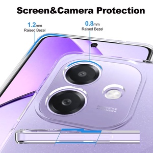 Clásico 2,0mm de espesor Crystal Clear Fundas De Celular transparente suave <span class=keywords><strong>funda</strong></span> de teléfono celular para <span class=keywords><strong>Oppo</strong></span> A3x <span class=keywords><strong>5G</strong></span> A3 4G A5 Pro Energy - Product Image 4