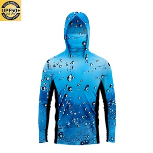 Sudadera de Pesca de Manga Larga con Protección Solar UPF 50, Impresión por Sublimación con Logotipo Personalizado, Secado Rápido, Impermeable, Protección Solar, Alta Calidad - Product Image 6