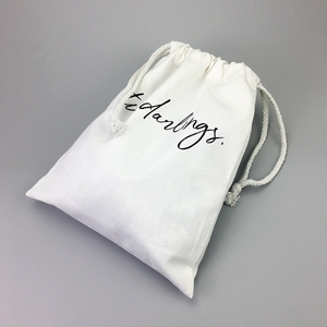 Sac à linge en toile de coton naturel personnalisé et portable avec cordon de serrage pour hôtels – Offre Spéciale - Product Image 6
