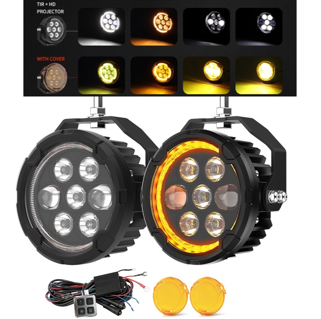 Hi/Lo Beam + White DRL & Amber Turn
