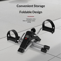 Mini-vélo d'exercice pliable portable avec écran d'affichage, stepper, en plastique et aluminium écologiques, pour la maison, fabriqué en Chine