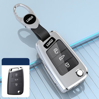 Étui de clé de voiture en alliage de zinc pour Volkswagen Sagittarius, Touguan I, Lavida Plus, Tuyue, Golf 7, Polo, Bora, Business Wind
