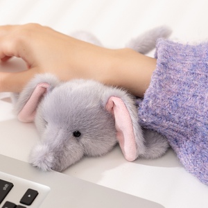 Juguete de Peluche Personalizado, <span class=keywords><strong>Mini</strong></span> Pingüino Magnético, <span class=keywords><strong>Husky</strong></span>, Mapache, Tortuga, Perezoso, Imán de Peluche para Refrigerador, Juguetes de Animales - Product Image 2