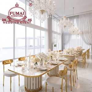 Salón de banquetes Marco de acero inoxidable Sillas DE BODA Eventos Lujo - Product Image 3