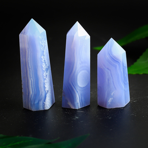 Torre di agata di pizzo blu naturale sfuso <span class=keywords><strong>cristalli</strong></span> <span class=keywords><strong>spirituali</strong></span> pietre curative torre di <span class=keywords><strong>cristalli</strong></span> - Product Image 3
