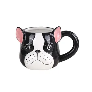 Redeco New Style Wholesale Ceramic Dog Shaped Coffee Mug And Tea Cups