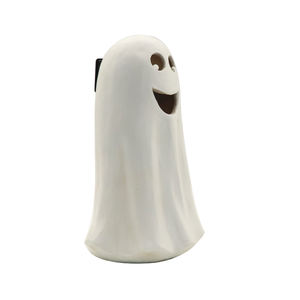 Escultura do jardim do halloween fantasma branco estátua de resina bonito assustador pequeno fantasma assustador figurinhas para casa jardim decoração ao ar livre - Product Image 5