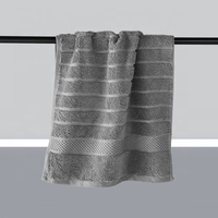 Serviette de bain de luxe unie blanche, ensemble de drap de bain doux et confortable, 100% coton à longue pince pour hôtel 5 étoiles, du fournisseur chinois