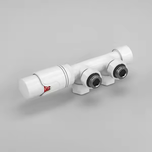 Avonflow Angle Anthricate Vanne de radiateur en laiton Connexion centrale Vanne H Chauffage par le sol Vanne de radiateur thermostatique - Product Image 3