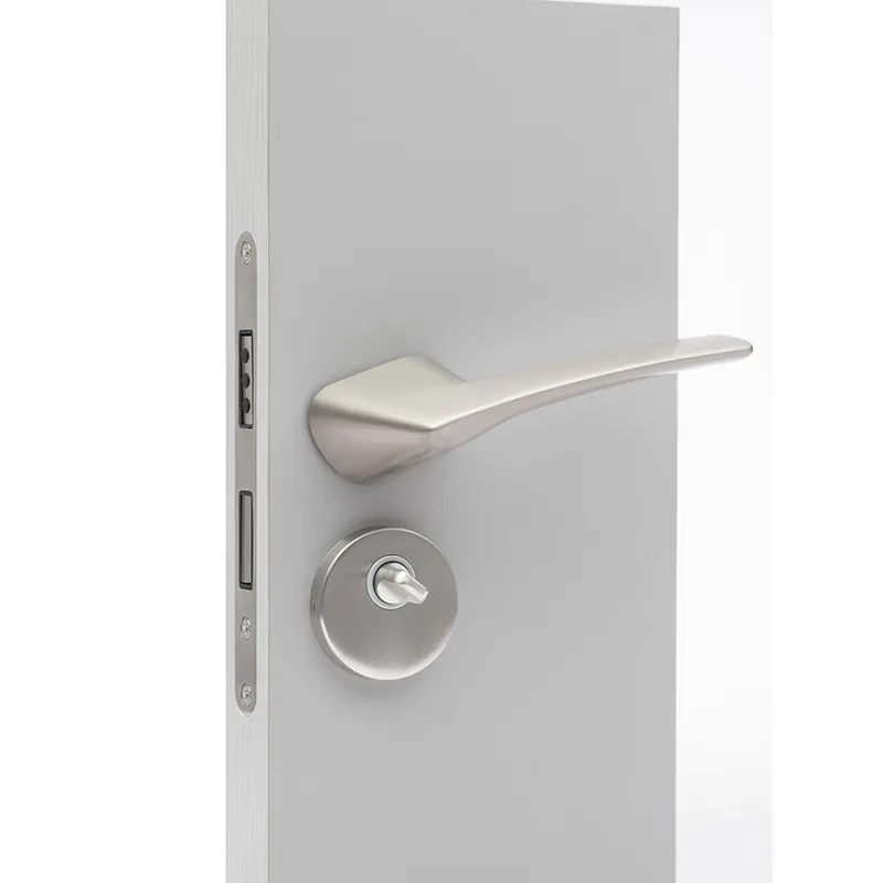 Serrure de porte manuelle longue durée de vie serrure de porte intérieure durable pour portes en bois