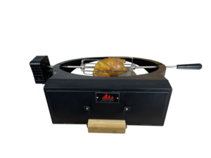 Kit de Anillo Giratorio Universal Kimstone para Parrillas de Carbón, Resistente a Altas Temperaturas, Acero Inoxidable con Revestimiento Negro, Cocina al Aire Libre - Product Image 1