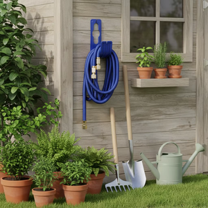 <span class=keywords><strong>Support</strong></span> mural pour tuyau d'arrosage, crochet pour tuyau d'arrosage télescopique en plastique ABS <span class=keywords><strong>avec</strong></span> raccords - Product Image 3