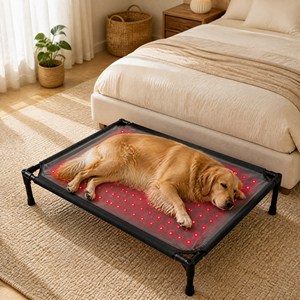 Tapis de thérapie par lumière rouge portable ZT pour animaux de compagnie, lit pour chat imperméable avec LED 660nm 850nm - Product Image 1