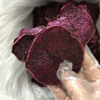 Groothandel Hoge Kwaliteit Gedroogde Rode Drakenvrucht Schijfjes Gedroogde Pitahaya Vruchten Schijfjes Fruitthee Grondstoffen