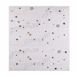 Papier peint moderne en 3D pour salon de coiffure, design <span class=keywords><strong>sexy</strong></span> de dessin animé en briques de bois, imperméable - Product Image 1