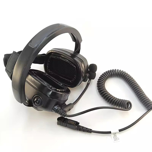 FOR Moto Rola <strong>Two</strong> <strong>Way</strong> <strong>Radio</strong> PMLN6763 Behind <strong>Headset</strong> <strong>with</strong> Noise Canceling Boom <strong>Mic</strong> XiR P6620i XiR P6600i <strong>Radio</strong> Headphone - Product Image 2