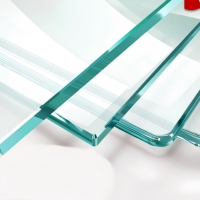 Feuille de verre trempé sur mesure de 5 mm, 6 mm, 8 mm, 10 mm pour portes de douche de salle de bain