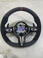 Volant en fibre de carbone forgé pour BMW Série M F80 F82 F10 F06 F12 F13 F15 F16 F20 F22 F30 F31 F32 F33 F36 M2 M3 M4 M5 M6