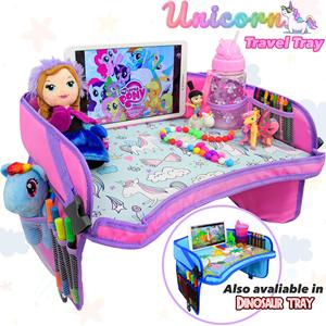 Muestra gratis portátil Material Oxford Escritorio de regazo para niños para viajes en avión niños Juego y asiento organizador con función de almacenamiento - Product Image 5