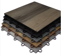 Plancher de danse portable pour fête, mariage, événement, revêtement de sol en bois avec bordure en aluminium