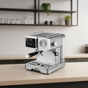 เครื่องชงกาแฟเอสเพรสโซ่อัตโนมัติ 8-in-1 พร้อมฐานแบบลิ้นชัก แรงดันสูง 20 บาร์ พร้อมเครื่อง<span class=keywords><strong>ท</strong></span>ำฟองนมสำหรับมอคค่า ลาเต้ และคาปูชิโน่ - Product Image 4