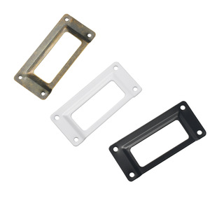 Furniture Handle Rectangle Carbon Steel Antique Bronze White <b>Black</b> Multi Function Drawer Pull - Product Image 5