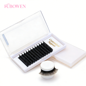 Extensions <span class=keywords><strong>de</strong></span> <span class=keywords><strong>cils</strong></span> plates en cachemire doux mat, formes C, CC, D, 8-15mm, effet ellipse, en promotion - Product Image 1