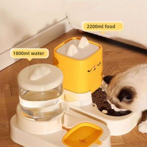 Tempat Makan Hewan Peliharaan Manual Plastik Tahan Lama Kapasitas Besar Portabel Grosir untuk Anjing dan Kucing - Product Image 2