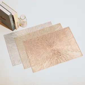 Chinese Rectangle Fireworks Kitchen Accessories Desk Pads Home Party Table Wired Placemat 45*30