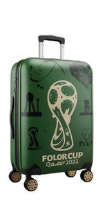 Juego <span class=keywords><strong>de</strong></span> Maletas <span class=keywords><strong>de</strong></span> Diseño Personalizado para el Mundial 2026, <span class=keywords><strong>Maleta</strong></span> Rígida con Ruedas y Logotipo del Equipo, Bolsa <span class=keywords><strong>de</strong></span> Viaje Personalizada para Fanáticos del Fútbol - Product Image 4