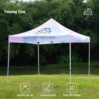 Tente de salon pliable résistante au vent personnalisée, structure en aluminium, auvent, gazebo, structure de chapiteau, tentes pour événements de roadshow en plein air