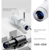 Smart Control LED Projector Shaper Encadrement Full Cut-Off Luminaire COB Chip Sans éblouissement Zoomable Shapeable Spot Track Light Ra>97