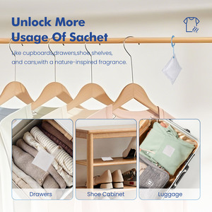 PurFresh Convenient Hangable Aromatherapy Sachets Wardrobe Deodorization <b>Bag</b> 4pcs Modern Design for Anniversary - Product Image 6