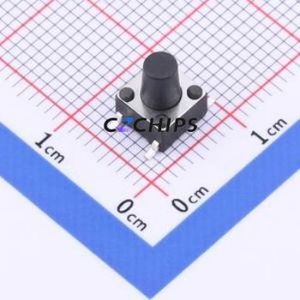 TSD003B08026A03 Tactile Switch SMD,6x6mm Switch Round Button 2.6N Vertical Mount 6mm - Product Image 1