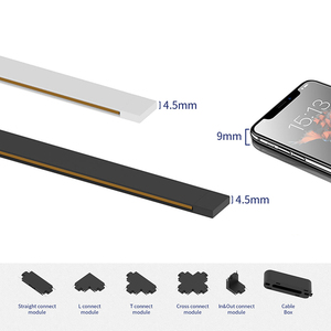 Dglux hiện đại tuya ZigBee thiết kế thông minh theo dõi hệ thống chiếu sáng 24V thông minh dệt Vành Đai chiếu sáng LED theo dõi ánh sáng - Product Image 4