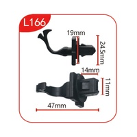 Pièces de couverture avant de voiture L166 Clips de tige de support de fixation en plastique de qualité supérieure