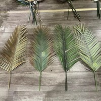 EG-J141 Artificielle Multicolore 94cm Longueur Herbe Feuilles Tropicales Plantes Décoratives Vente de Faux Feuilles De Palmier