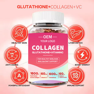 Private Label Kollagen-Gummis Vitamin C Glutathion Nahrungsergänzungsmittel Schönheitspflege Unterstützung OEM ODM Großhandel Anpassung - Product Image 4