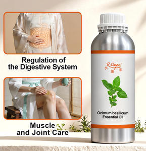 Ocimum basilicum Ätherisches Öl Absolutes Öl Natürliches Ätherisches Öl Massageöl Ätherisches Öl Reines Ätherisches Öl - Product Image 1