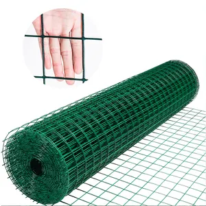 1/4"-8"Aperture pvc coated hot galvanized welded iron wire mesh for fencing