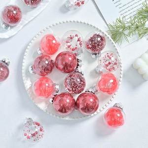 8cm Shatterproof Plastic <b>Christmas</b> Tree <b>Baubles</b> & Window Hanging Ornaments for Party Decorations Factory Direct - Product Image 1