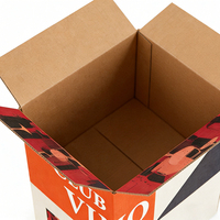 Emballage de luxe personnalisé pour bouteilles de vin en carton ondulé rigide, robuste, réutilisable, avec poignée, revêtement UV, gaufrage, matériaux recyclés