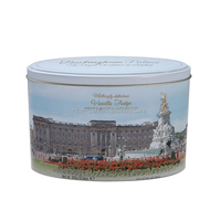 Boîtes de conserve vides personnalisées NICE-CAN Boîtes cadeaux de forme ovale pour bonbons, biscuits et chocolat Boîte de rangement en métal Emballage de chocolat