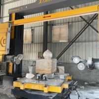 Sierra de Hilo Diamantado de 5 Ejes - Discovery 5 para Granito y Mármol, Máquina de Corte de Piedra CNC con Perfilado 3D