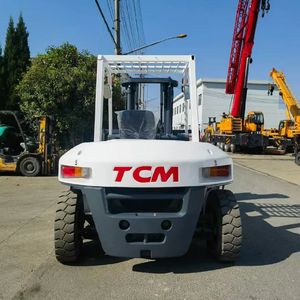 מלגזה מקורית TCM FD60 מתוצרת יפן, קיבולת 6 טון, מנוע דיזל, מלגזה משומשת וזולה למחסן. - Product Image 5