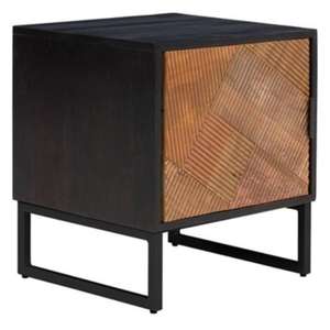 Table de chevet moderne en bois écologique avec tiroirs, meubles de chambre à coucher faits à la main pour chambre et salon, nouveau design - Product Image 2