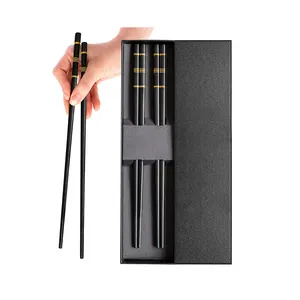 OEM Custom Logo Tableware Anti-hot Colorful Engraved Personalized Bulk Sustainable Reusable Plastic Chopsticks