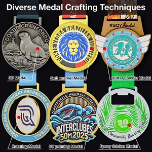Medaglia Personalizzata per Carnevale in Lega di Zinco con Rilievo 3D e Smalto, Figura Umana Caricatura, Premio per Anniversario e Riconoscimento Club - Product Image 3