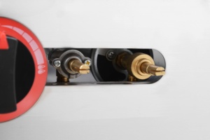 Cucina a <span class=keywords><strong>Gas</strong></span> Professionale da Ristorazione a 4 Fuochi con <span class=keywords><strong>Forno</strong></span> a Convezione Industriale Integrato in Acciaio Inox - Product Image 5