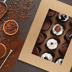 Tùy chỉnh dùng một lần Bán buôn bao bì Dã Ngoại chăn thả hộp kraft giấy sóng bánh thực phẩm gấp phục vụ bữa tiệc Takeaway - Product Image 5